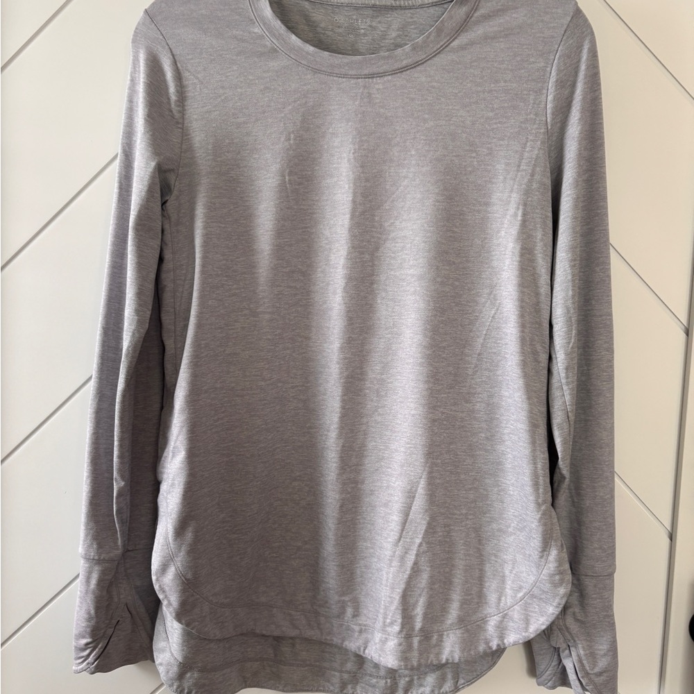 Athleta Women's Gray Long Sleeve Top